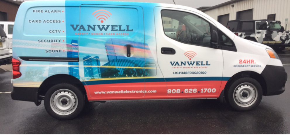 vehicle wrapped vanwell